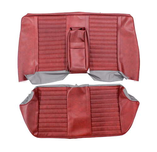 Cover Rear seat 120 4d 65-66 red in the group Volvo / Amazon / Interior / Upholstery 120/130 / Upholstery Amazon code 175-523 1966 at VP Autoparts AB (691763-64)