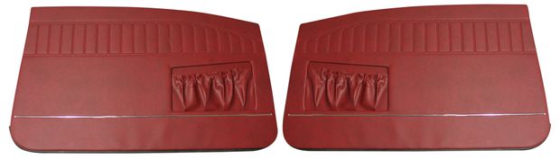 Door panel Amazon 2d 1966 red LH & RH in the group Volvo / Amazon / Interior / Upholstery 120/130 / Upholstery Amazon code 420-532 1966 at VP Autoparts AB (691823-24)