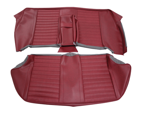 Cover Rear seat 120 4d 67-68 red in the group Volvo / Amazon / Interior / Upholstery 120/130 / Upholstery Amazon code 183-545 1967-68 at VP Autoparts AB (692096-97)