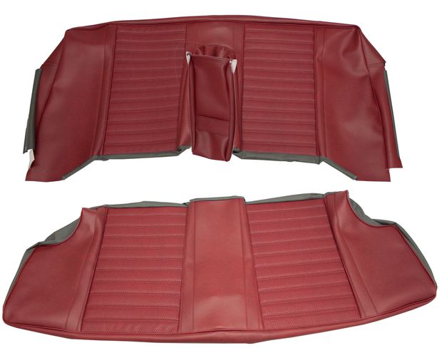 Cover Rear seat 130 2d 67-68 red in the group Volvo / Amazon / Interior / Upholstery 120/130 / Upholstery Amazon code 429-585 1967-68 at VP Autoparts AB (692108-09)
