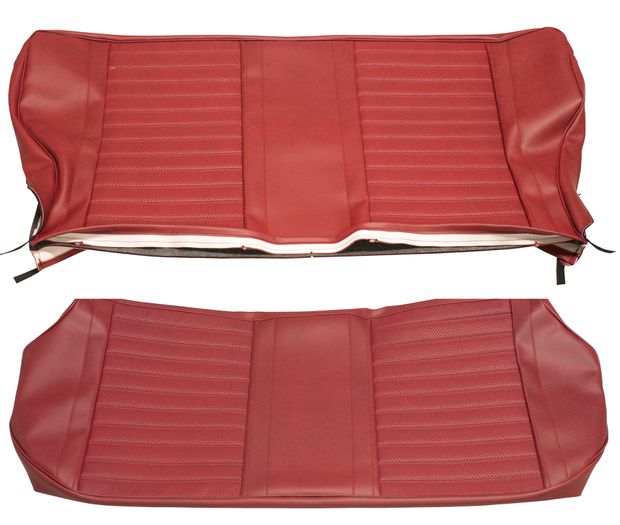 Cover Rear seat 122 Wagon 67-68 red in the group Volvo / Amazon / Interior / Upholstery 220 / Upholstery Amazon code 518-554 1967-68 at VP Autoparts AB (692114-15)
