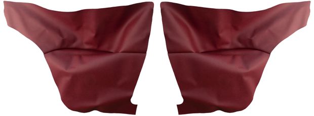 Cover Rear side 130 2d 67-68 red Pair in the group Volvo / Amazon / Interior / Upholstery 120/130 / Upholstery Amazon code 429-585 1967-68 at VP Autoparts AB (692153-54)