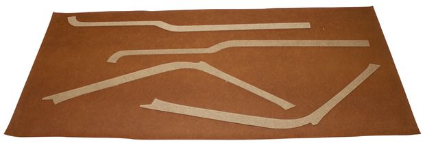 Panel kit B-pillar/door 210 67-68 brown in the group Volvo / PV/Duett / Interior / Upholstery 210 / Upholstery 210 code 230-544 1967 at VP Autoparts AB (692274-SET)
