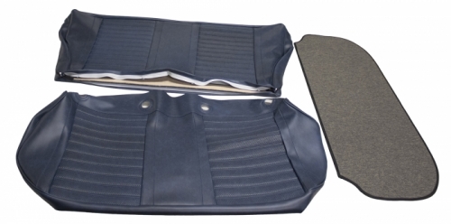 Rear seat upholstery 122 Wagon 1968 blue in the group Volvo / Amazon / Interior / Upholstery 220 / Upholstery Amazon code 521-576 1968 at VP Autoparts AB (692576-77)