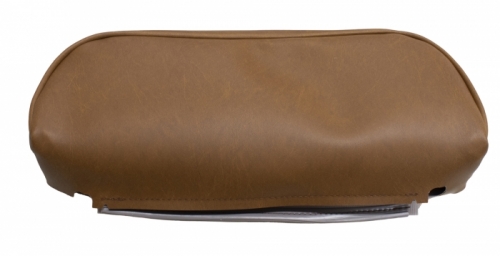 Cover Head rest P18/140 66-67 brown in the group Volvo / 140/164 / Interior / Upholstery 144 / Upholstery 144 code 708-579 tan at VP Autoparts AB (692660)