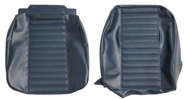 Cover Front seat Amazon 2d/220 1969 blue in the group Volvo / Amazon / Interior / Upholstery 220 / Upholstery Amazon code 523-599 1969 at VP Autoparts AB (692887-88)