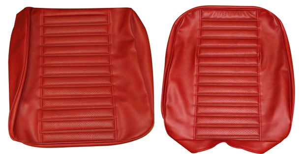Cover Front seat Amazon 2d/220 1969 red in the group Volvo / Amazon / Interior / Upholstery 220 / Upholstery Amazon code 524-600 1969 at VP Autoparts AB (692889-90)