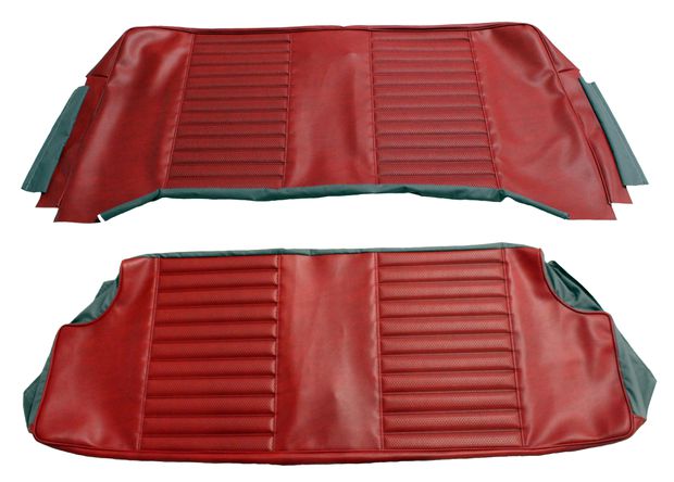 Cover Rear seat 120 2d 1969 red in the group Volvo / Amazon / Interior / Upholstery 120/130 / Upholstery Amazon code 432-597 1969 at VP Autoparts AB (692895-96)