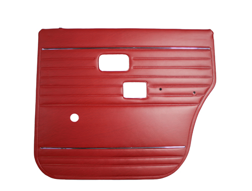 Door panel 144/145 red RHR in the group Volvo / 140/164 / Interior / Upholstery 144 / Upholstery 144 code 714-609/720-615 red at VP Autoparts AB (693010)