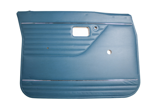 Door panel 144/145 green blue LHF in the group Volvo / 140/164 / Interior / Upholstery 144 / Upholstery 144 code 725-666/728-/734- green/blue at VP Autoparts AB (693399)