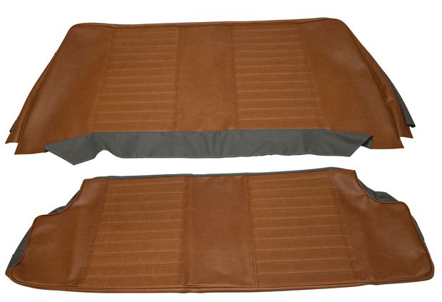Cover rear seat 120 2d 1970 brown in the group Volvo / Amazon / Interior / Upholstery 120/130 / Upholstery Amazon code 433-635 1970 at VP Autoparts AB (693558-59)