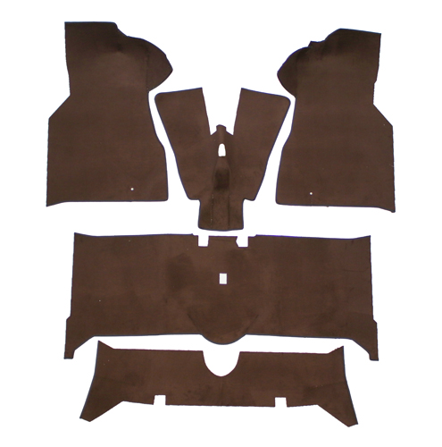 Carpet kit Volvo 140 1973-74 Brown in the group  at VP Autoparts AB (693943)