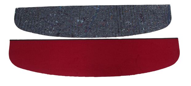 Carpet Hat shelf Volvo 140/164 1970 red in the group Volvo / 140/164 / Interior / Upholstery 144 / Upholstery 144 code 736-/738-/821-/823- red at VP Autoparts AB (694025)