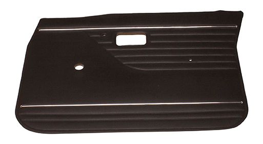 Door panel 144/145 1971 black RHF in the group Volvo / 140/164 / Interior / Upholstery 144 / Upholstery 144 code 761-722/769-726/774- brown/black at VP Autoparts AB (695337)