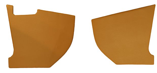 Panels cowl side 1800E 1972/ES gold in the group Volvo / P1800 / Interior / Upholstery 1800ES / Upholstery code 447-820 1972 at VP Autoparts AB (695880-82)