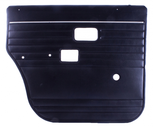 Door panel 140 1973 black LHR in the group Volvo / 140/164 / Interior / Upholstery 144 / Upholstery 144 code 552-849 black at VP Autoparts AB (696312)
