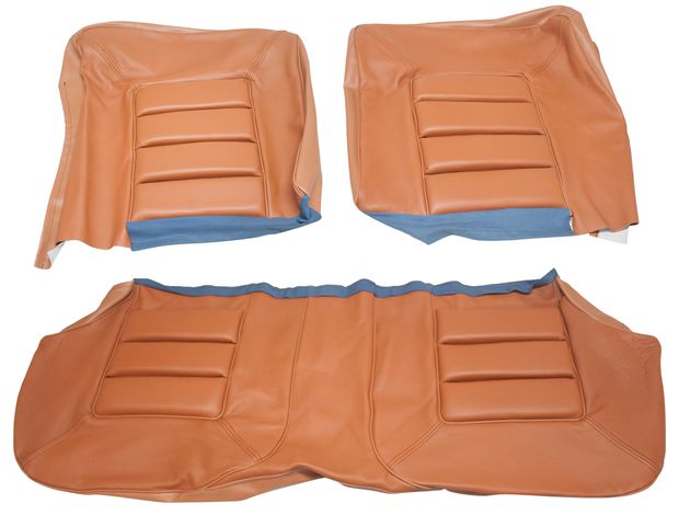 Cover Rear seat 140GL/164 73-74 brown in the group Volvo / 140/164 / Interior / Upholstery 164 / Upholstery 164 code 970- brown leather at VP Autoparts AB (696475-81)