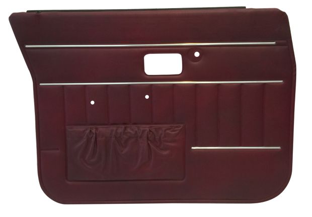 Door panel 144/145 1974 maroon LHF in the group Volvo / 140/164 / Interior / Upholstery 144 / Upholstery 144 code 555-/560- maroon at VP Autoparts AB (697674)