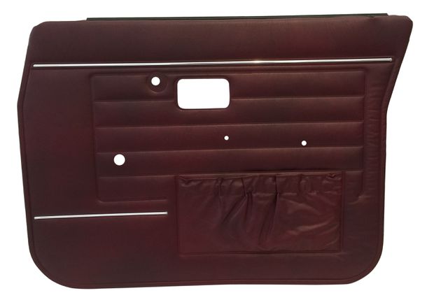 Door panel 144/145 1974 maroon RHF in the group Volvo / 140/164 / Interior / Upholstery 144 / Upholstery 144 code 555-/560- maroon at VP Autoparts AB (697675)