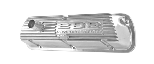 Valve cover aluminum Ford 289 polished in the group Ford/Mercury / Engines Ford/Mercury / Ford 351W / Cylinder head Ford 351W at VP Autoparts AB (6A582-289P)