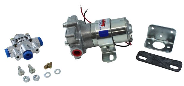 Holley 12-802-1 Blue Electric Fuel Pump in the group Ford/Mercury / Ford Mustang 65-73 / Fuel system / Carburettor / Holley at VP Autoparts AB (9350-12-802-1)