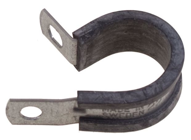 Clamp 22,2 mm rubber in the group Accessories / Fasteners / Hose clamps at VP Autoparts AB (952333)