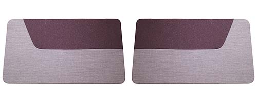 Door panels 444S-LS 56-57 red/grey cloth in the group Volvo / PV/Duett / Interior / Upholstery 444 / Upholstery 444 code 113 1956 at VP Autoparts AB (97435-36-1)