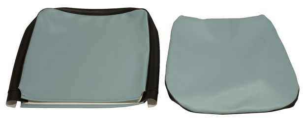 Cover Front seat 445 57-58 US blue/black in the group Volvo / PV/Duett / Interior / Upholstery 445 / Upholstery 445 code 205-136 1957-58 at VP Autoparts AB (97852-53)