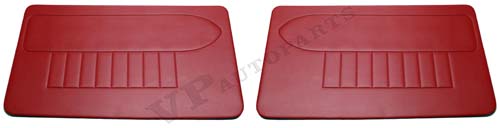 Door panel 544A 58-60 red LH in the group Volvo / PV/Duett / Interior / Upholstery 544 / Upholstery 544 code 23-142 1958-60 at VP Autoparts AB (98164-65)