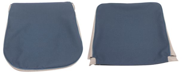 Cover Front seat 445 58-60 blue/grey in the group Volvo / PV/Duett / Interior / Upholstery 445 / Upholstery 445 code 208-145 1958-60 at VP Autoparts AB (98297-98)