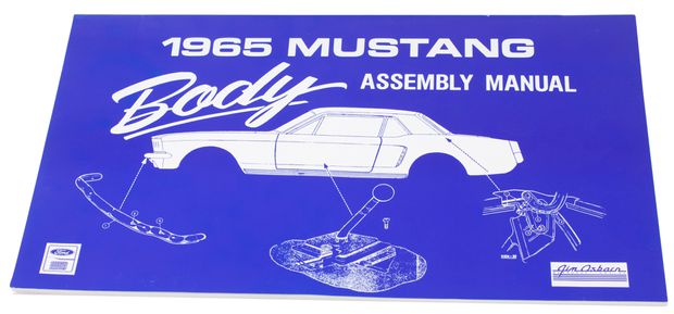 Verkstadsbok Karosseri Mustang 1965 i gruppen 14 hos VP Autoparts AB (AM0006)