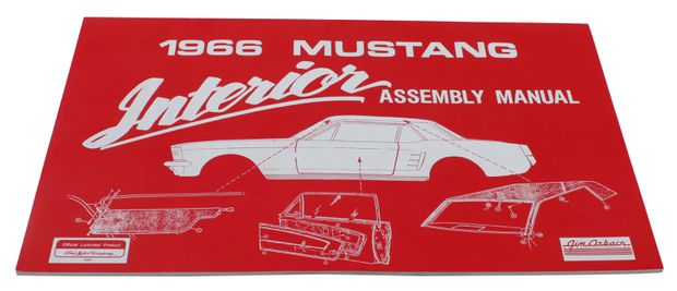 Verkstadsbok Inredning Mustang 1966 i gruppen 14 hos VP Autoparts AB (AM0012)