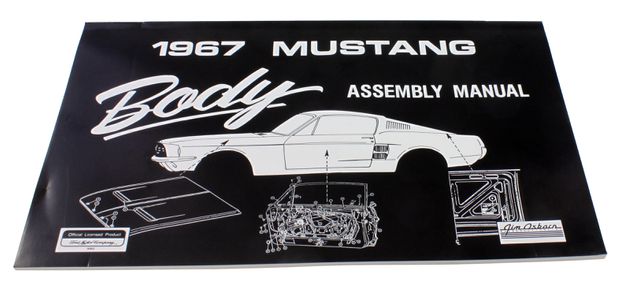 Workshop manual Body Mustang 1967 in the group 14 at VP Autoparts AB (AM0016)
