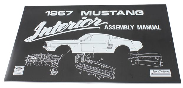 Verkstadsbok Inredning Mustang 1967 i gruppen Tillbehr / Litteratur / Verkstadsbcker Ford/Mercury hos VP Autoparts AB (AM0017)