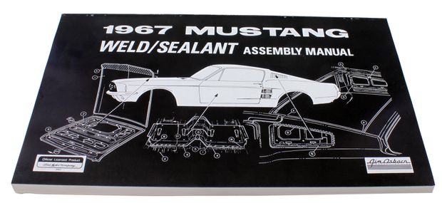 Workshop manual Weld/seal Mustang 1967 in the group 14 at VP Autoparts AB (AM0019)