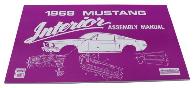 Verkstadsbok Inredning Mustang 1968 i gruppen 14 hos VP Autoparts AB (AM0022)