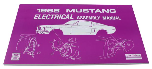 Verkstadsbok Elsystem Mustang 1968 i gruppen 14 hos VP Autoparts AB (AM0023)