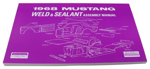 Workshop manual Weld/seal Mustang 1968 in the group 14 at VP Autoparts AB (AM0024)
