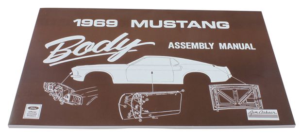 Workshop manual Body Mustang 1969 in the group 14 at VP Autoparts AB (AM0026)