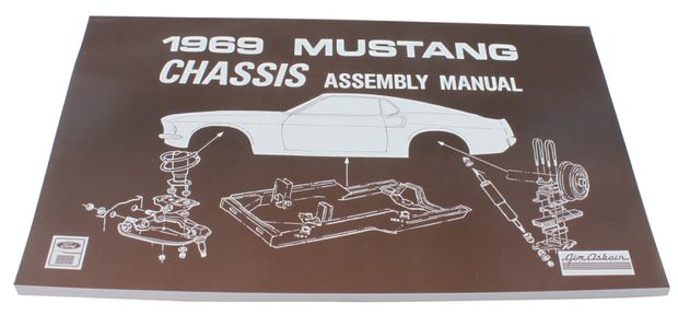 Verkstadsbok Chassi Mustang 1969/Cougar i gruppen Tillbehr / Litteratur / Verkstadsbcker Ford/Mercury hos VP Autoparts AB (AM0030)
