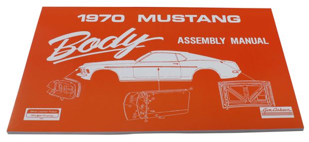 Verkstadsbok Karosseri Mustang 1970 i gruppen 14 hos VP Autoparts AB (AM0031)