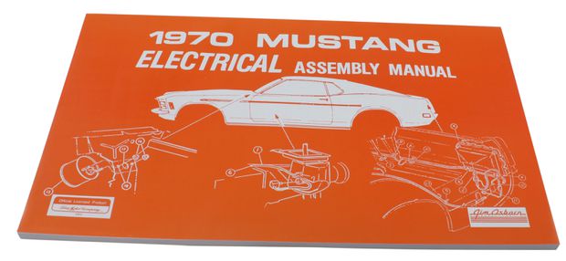 Verkstadsbok Elsystem Mustang 1970 i gruppen 14 hos VP Autoparts AB (AM0033)