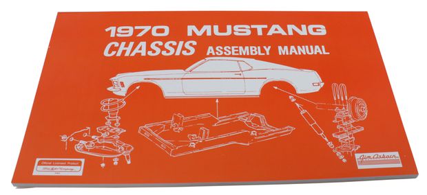 Verkstadsbok Chassi Mustang 1970 i gruppen 14 hos VP Autoparts AB (AM0035)