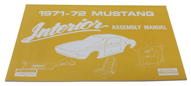 Workshop manual Interior Mustang 71/72 in the group 14 at VP Autoparts AB (AM0037)