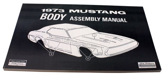 Verkstadsbok Karosseri Mustang 1973 i gruppen 14 hos VP Autoparts AB (AM0046)