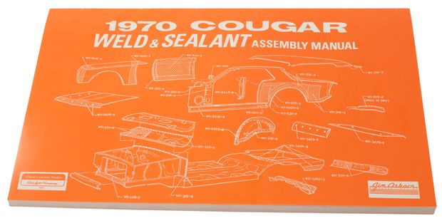 Assembly Manual Weld & Seal Cougar 1970 in the group 14 at VP Autoparts AB (AM0084)