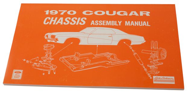 Verkstadsbok Chassi Cougar 1970 i gruppen 14 hos VP Autoparts AB (AM0085)