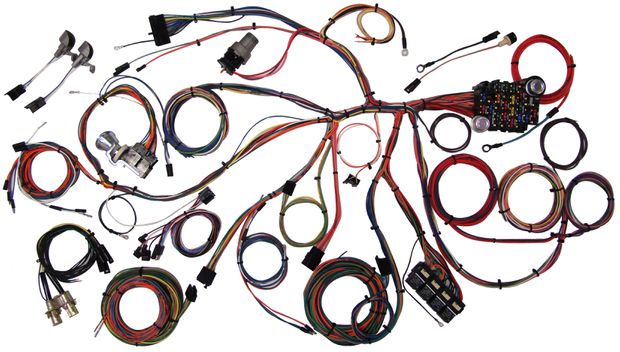 Wiring Kit Mustang 67-68 Classic update in the group Ford/Mercury / Ford Mustang 65-73 / Electrical components/lights / Wiring/wiring diagram / American Autowire upgrade wiring at VP Autoparts AB (AWW-510055)