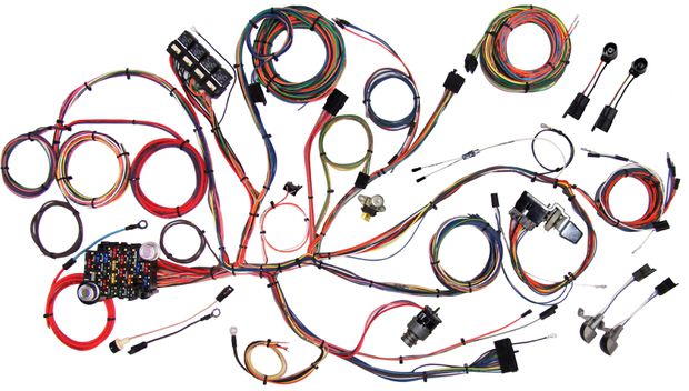 Wiring Kit Mustang 64-66 Classic update in the group Ford/Mercury / Ford Mustang 65-73 / Electrical components/lights / Wiring/wiring diagram / American Autowire upgrade wiring at VP Autoparts AB (AWW-510125)