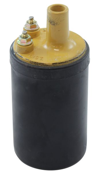 Ignition coil Ford yellow top in the group Ford/Mercury / Ford Mustang 65-73 / Electrical components/lights / Ignition system / Coil/battery Mustang 65-73 at VP Autoparts AB (B6A-12029)